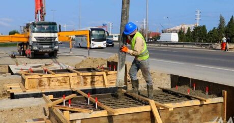 В Азербайджане на магистрали М-2 строится переход