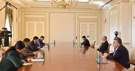Ильхам Алиев принял зампредседателя Кабинета министров Кыргызстана