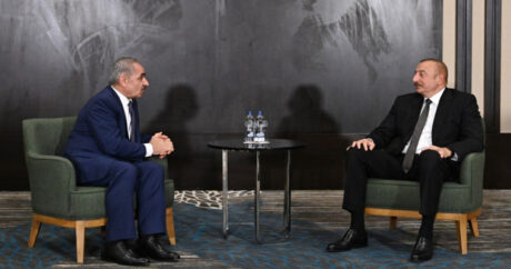 Президент Ильхам Алиев принял в Конье премьер-министра Палестины