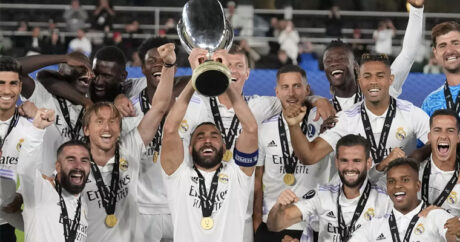«Реал Мадрид» в пятый раз завоевал Суперкубок УЕФА