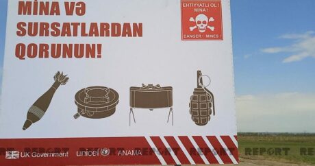 ANAMA обратилось к гражданам в связи с минной угрозой