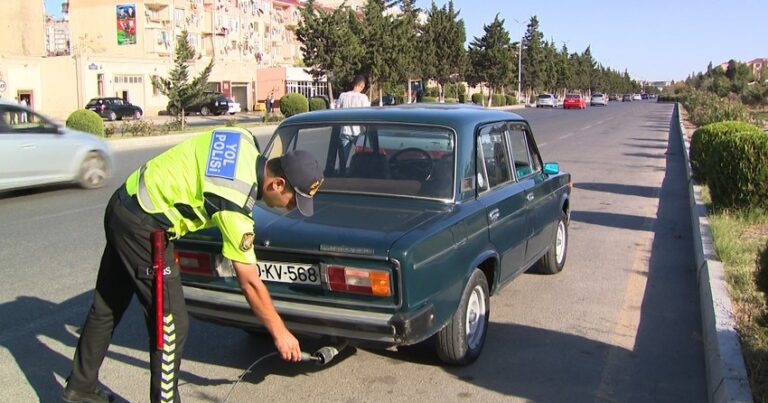 В Сумгайыте на водителей загрязняющих воздух автомобилей составлены протоколы