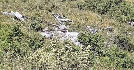 В Ходжавенде обнаружены остатки вертолета «Ми-8» армянских ВС