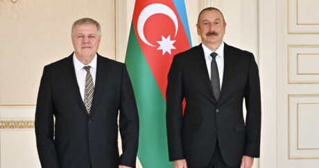Президент Ильхам Алиев принял верительные грамоты новоназначенного посла Словакии