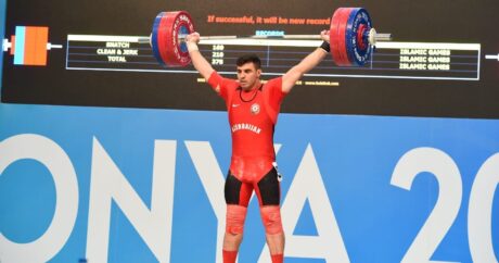 Азербайджанский тяжелоатлет выиграл «серебро» V Игр исламской солидарности