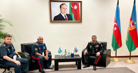 Закир Гасанов встретился с замминистра обороны Казахстана