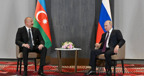 Ильхам Алиев встретился в Самарканде с Владимиром Путиным