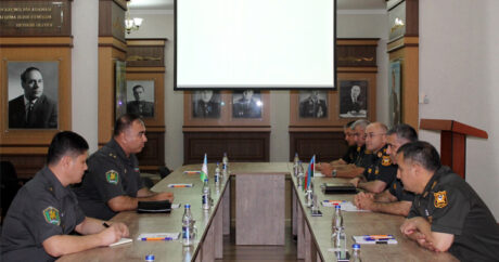Обсуждено сотрудничество между Азербайджаном и Узбекистаном в области военного образования
