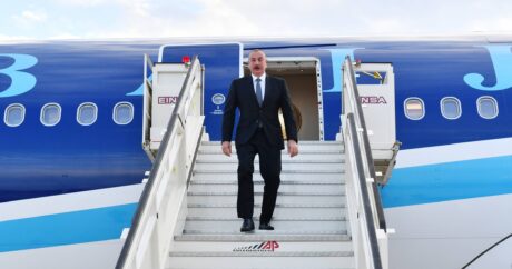 Президент Ильхам Алиев прибыл с рабочим визитом в Италию
