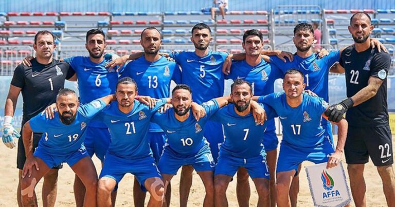 Сборная Азербайджана по пляжному футболу примет участие на Европейских играх