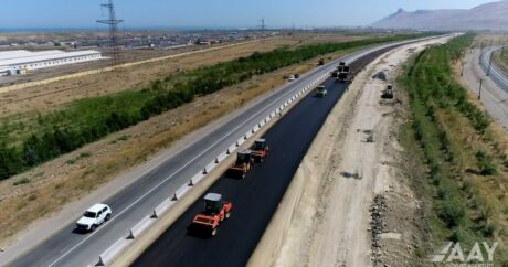 Продолжается реконструкция участка автодороги Баку-Губа-госграница с Россией