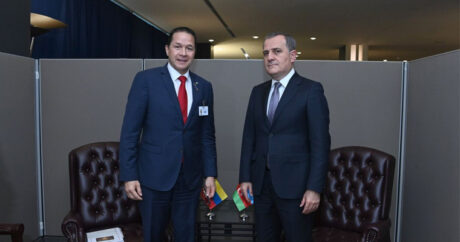 Джейхун Байрамов встретился с министром иностранных дел Венесуэлы
