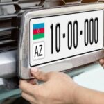 Государственные регистрационные знаки автомобилей в Азербайджане будут выдаваться в электронном виде