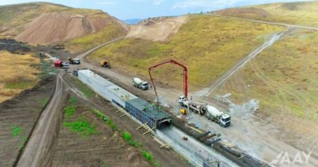 Строительство автомобильной дороги Физули-Агдам продолжается ускоренными темпами
