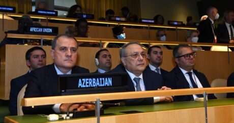 Глава МИД Азербайджана принимает участие в открытии 77-й сессии Генассамблеи ООН