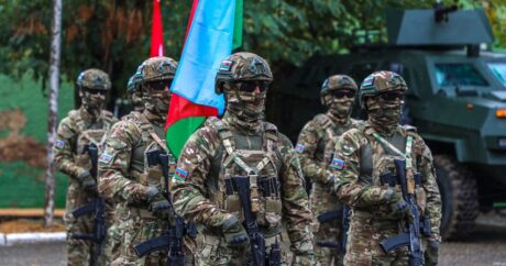 Продолжаются совместные учения спецназа Азербайджана, Турции и Грузии