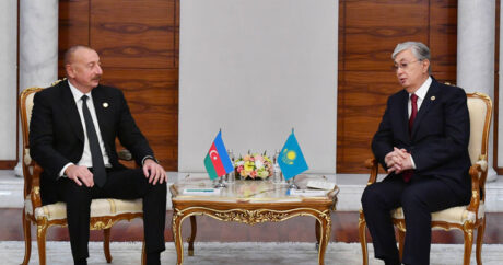 В Астане состоялась встреча Президента Ильхама Алиева с Президентом Касым-Жомартом Токаевым