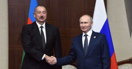 В Астане состоялась встреча Президента Ильхама Алиева с Президентом Владимиром Путиным