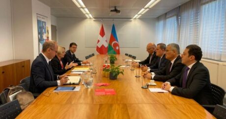 Глава МИД Азербайджана встретился в Женеве с госсекретарем Швейцарии