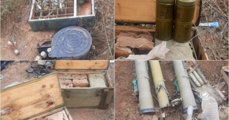 В Джебраиле обнаружены брошенные армянами боеприпасы