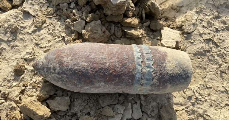 В Баку найден артиллерийский снаряд