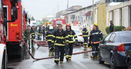 Пожар в торговом объекте в Баку потушен
