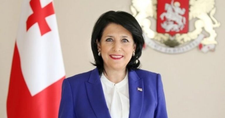 Саломе Зурабишвили направила поздравительное письмо Президенту Ильхаму Алиеву