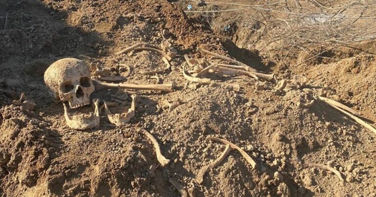 Проводится расследование в связи с обнаруженными в Агдаме человеческими останками