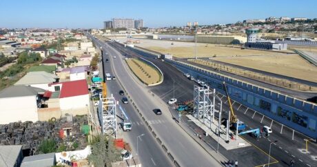 В Ходжасане строится новый надземный пешеходный переход