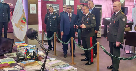 Закир Гасанов посетил Национальную академию обороны Грузии