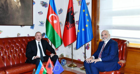Состоялась встреча Президента Ильхама Алиева с премьер-министром Албании один на один