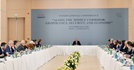 Ильхам Алиев принял участие в международной конференции «Вдоль Среднего коридора: геополитика, безопасность и экономика»