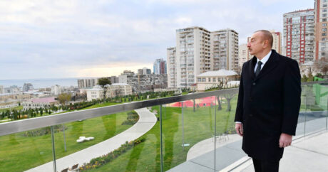 Ильхам Алиев принял участие в открытии второй части Центрального парка в Баку