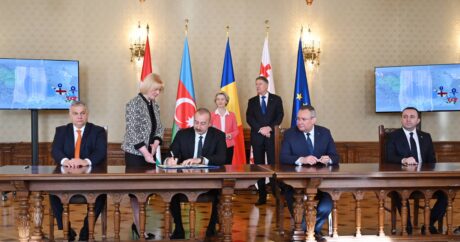 Подписано Соглашение о стратегическом партнерстве в области зеленой энергии между правительствами Азербайджана, Грузии, Румынии и Венгрии