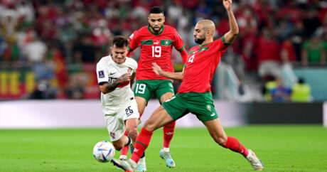 Сборная Марокко впервые в истории вышла в полуфинал чемпионата мира по футболу
