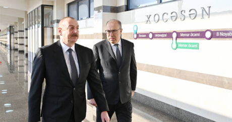 Ильхам Алиев принял участие в открытии электрического депо и станции «Ходжасан» Бакинского метрополитена