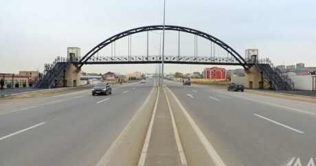 На дороге Баку-Шемаха-Евлах введен в эксплуатацию новый пешеходный переход