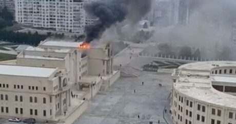 В здании Академии ГПС в Баку произошел пожар