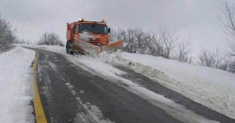Обнародована ситуация на дорогах в северных районах Азербайджана