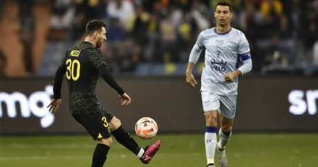 Месси и Роналду отметились голами в матче ПСЖ — сборная звезд Эр-Рияда