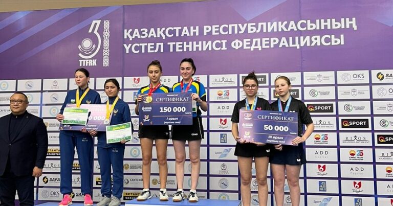 Азербайджанские теннисистки завоевали золотую медаль