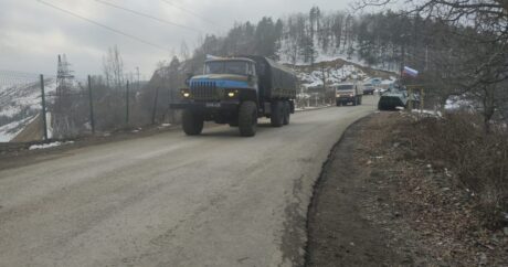 По Лачинской дороге беспрепятственно проехали еще 6 грузовых автомобилей РМК
