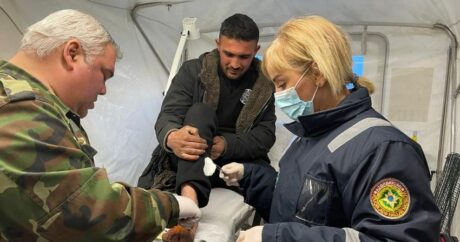 В мобильных полевых госпиталях МЧС Азербайджана в Турции оказаны медуслуги 729 пострадавшим