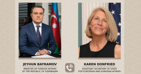 Джейхун Байрамов и помощник госсекретаря США провели телефонный разговор