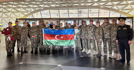 Командированный в Турцию военно-медицинский персонал вернулся в Азербайджан