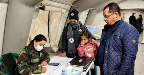 В полевых госпиталях МЧС Азербайджана в Турции медпомощь получили 1 364 человека