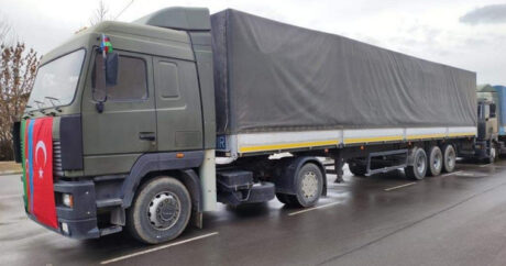 Из Нахчывана в Турцию отправлено 52 грузовиков гумпомощи
