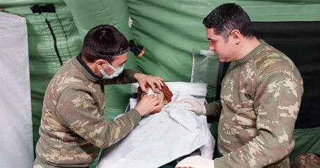 Военные врачи Азербайджана продолжают свою деятельность в Кахраманмараше