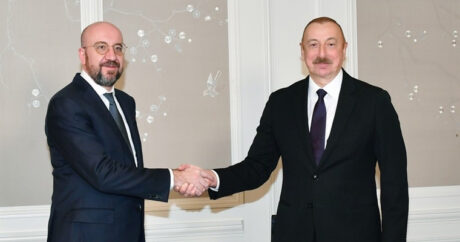 В Мюнхене состоялась встреча Президента Ильхама Алиева с Президентом Совета Европейского Союза