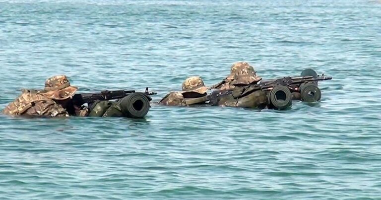 Минобороны Азербайджана объявило набор на «Базовый курс морских коммандос»